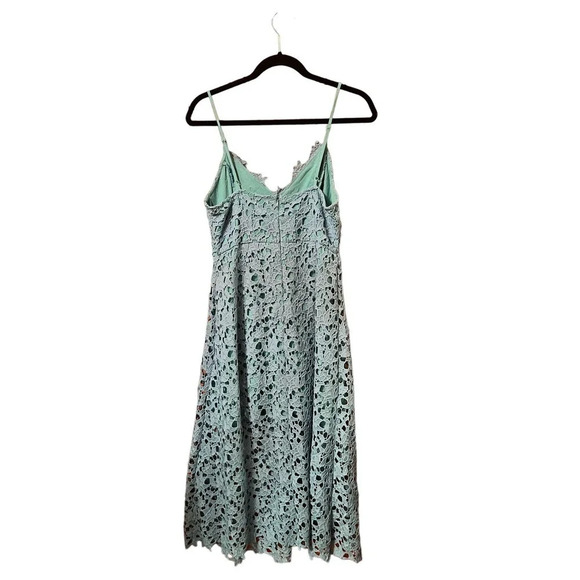 ASTR The Label Elegant Lace Midi Dress‎ in Light Blue - Picture 3 of 5